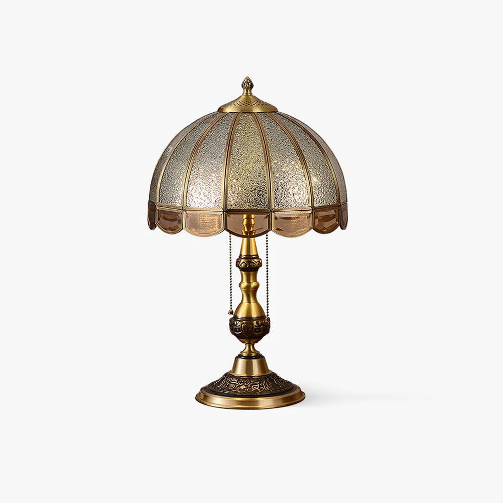 Brillix Brass & Glass Glam Table Lamp