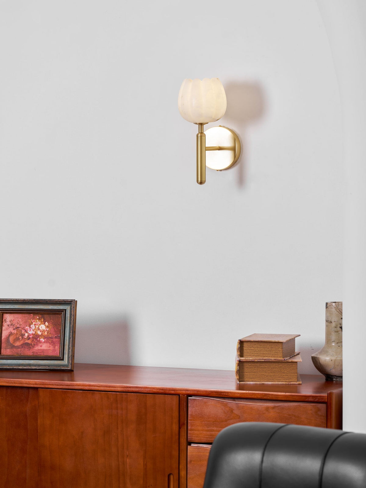 Aurewick Alabaster Indoor Wall Light