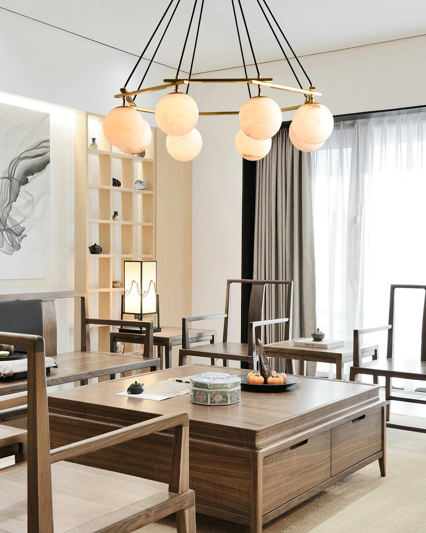 Eirarira Alabaster Chandelier Light