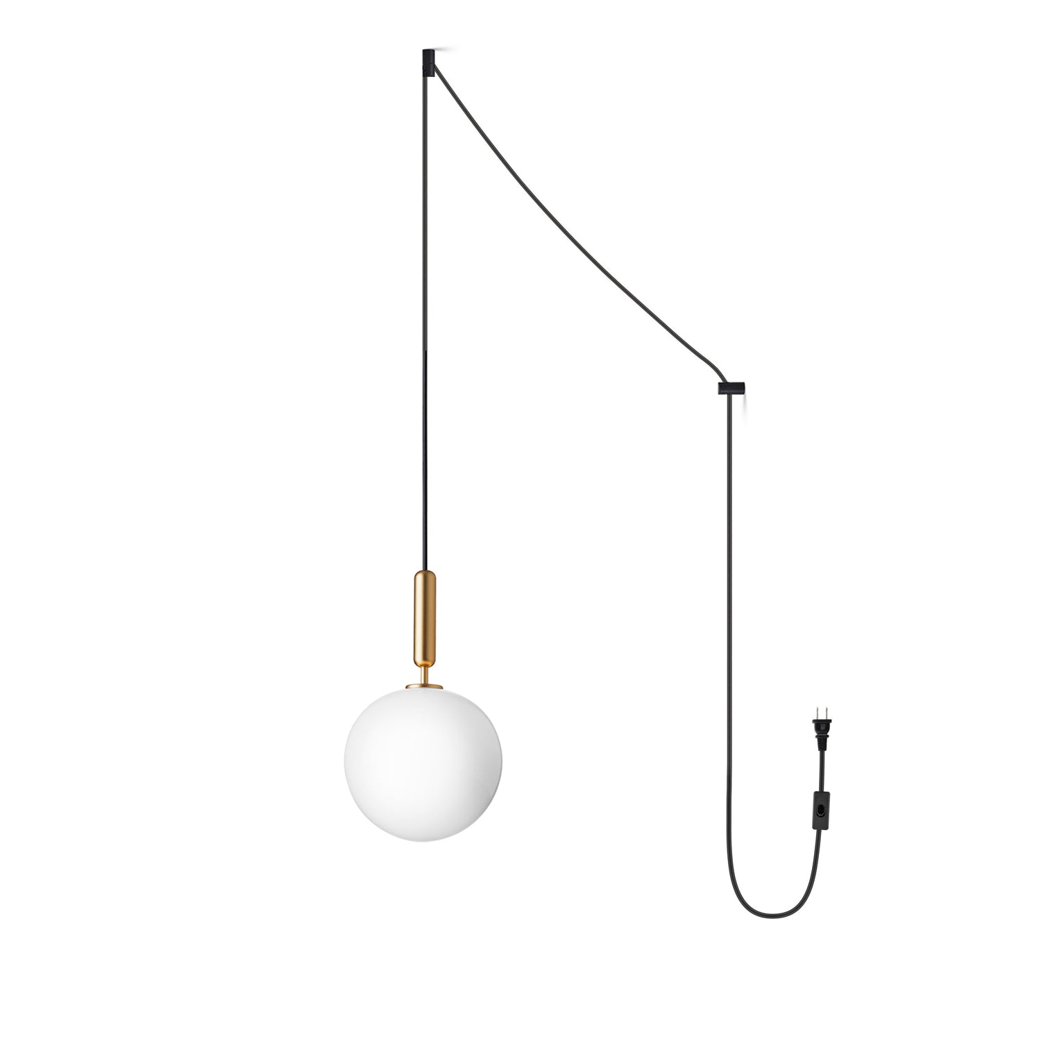 Teloza Brass Industrial Pendant Light