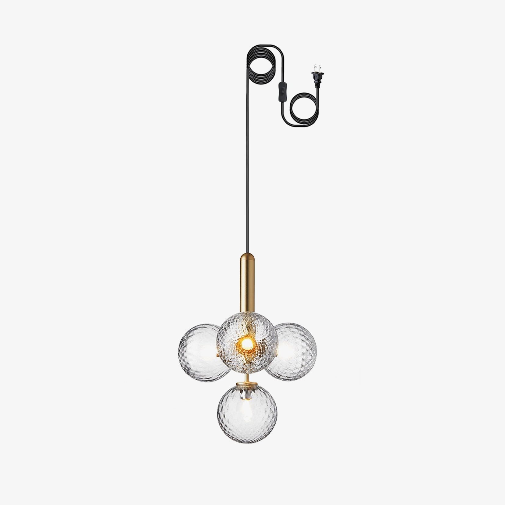 Teloza Brass Industrial Pendant Light