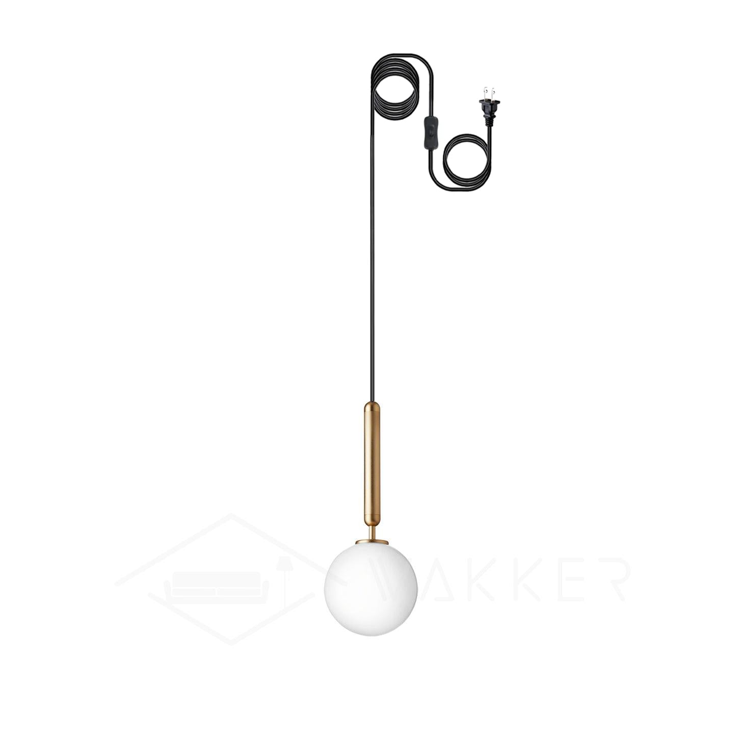 Teloza Brass Industrial Pendant Light