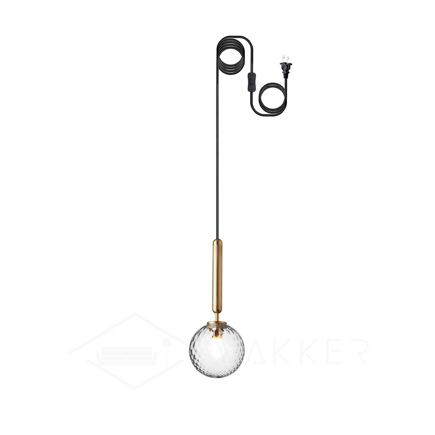 Teloza Brass Industrial Pendant Light