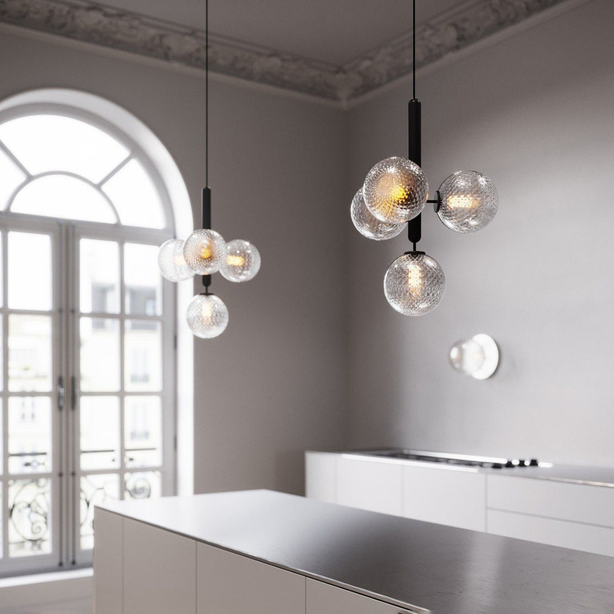 Teloza Brass Industrial Pendant Light