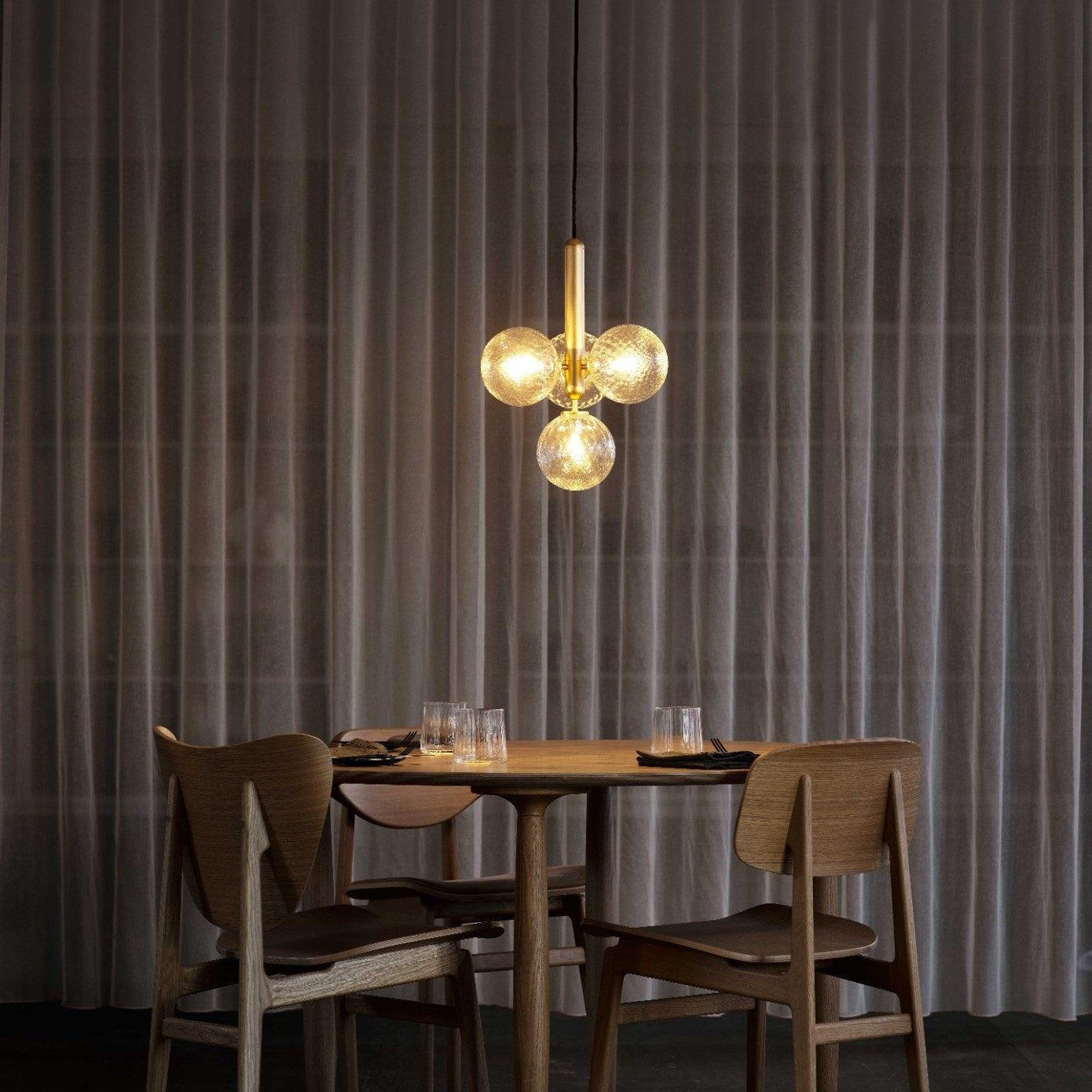 Aurelion Brass Industrial Pendant Light