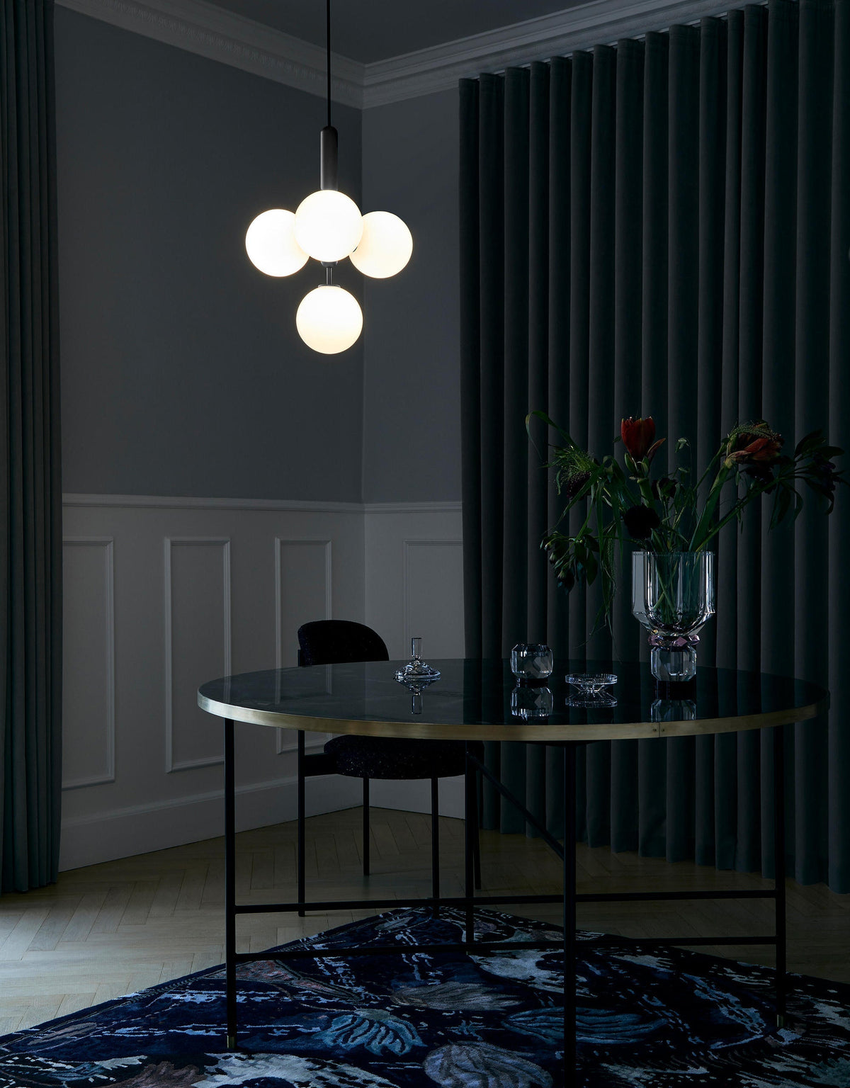 Aurelion Brass Industrial Pendant Light