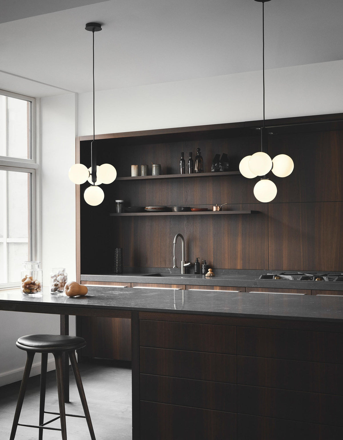 Aurelion Brass Industrial Pendant Light