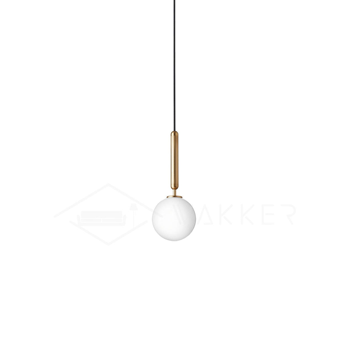 Aurelion Brass Industrial Pendant Light
