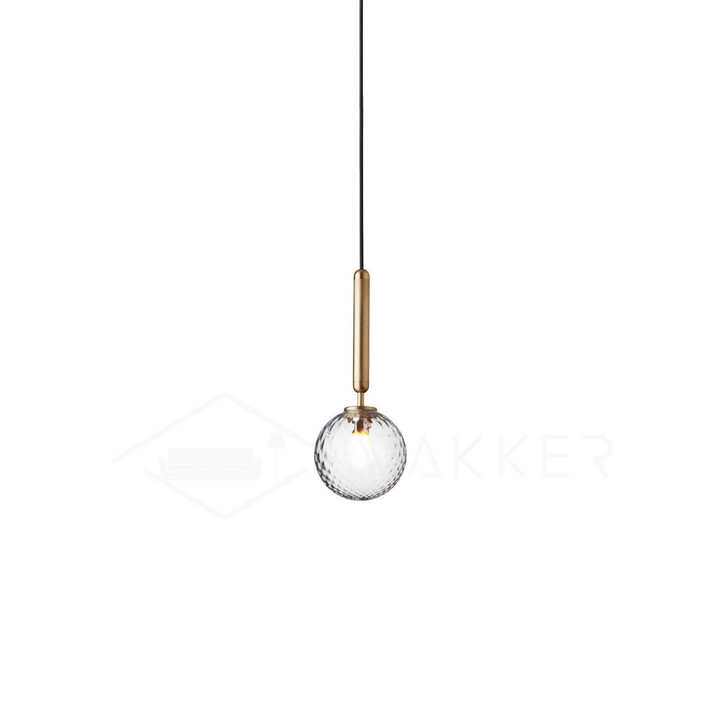 Aurelion Brass Industrial Pendant Light