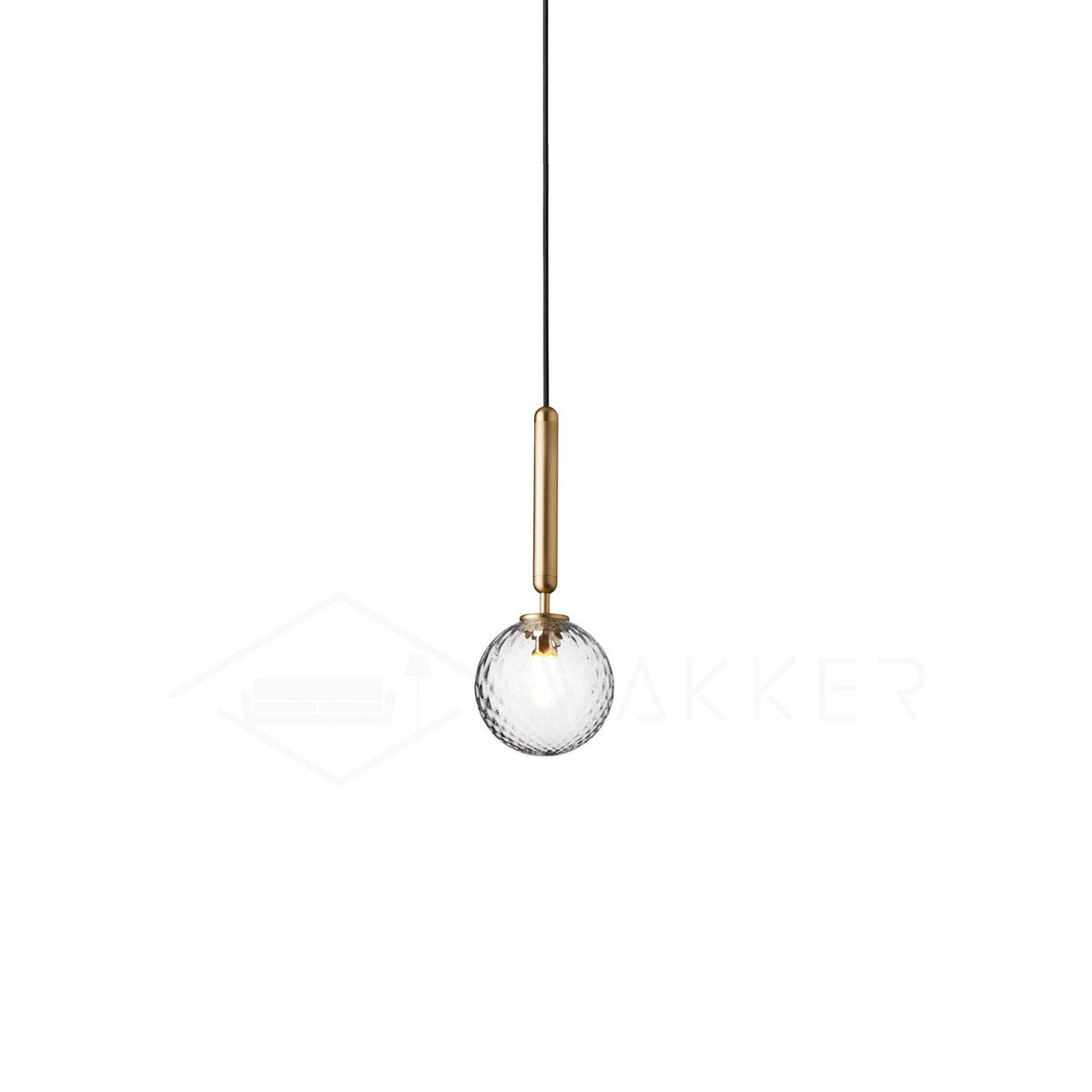 Teloza Brass Industrial Pendant Light