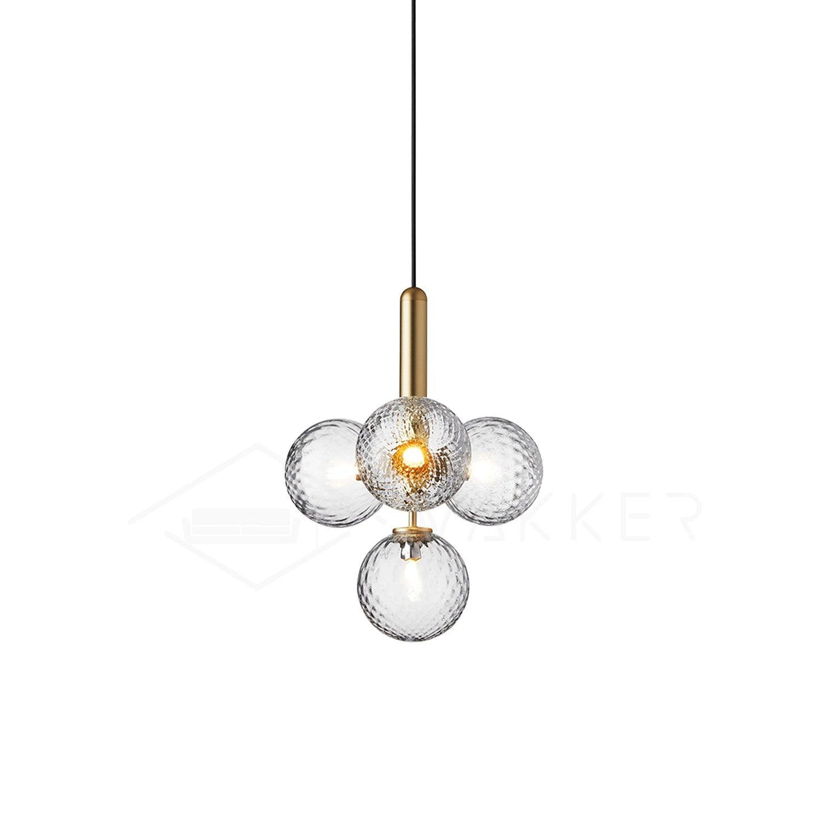 Aurelion Brass Industrial Pendant Light