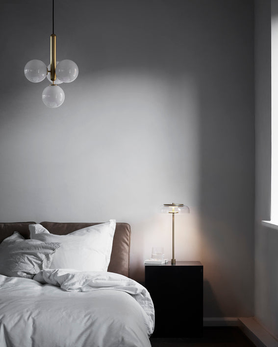 Teloza Brass Industrial Pendant Light
