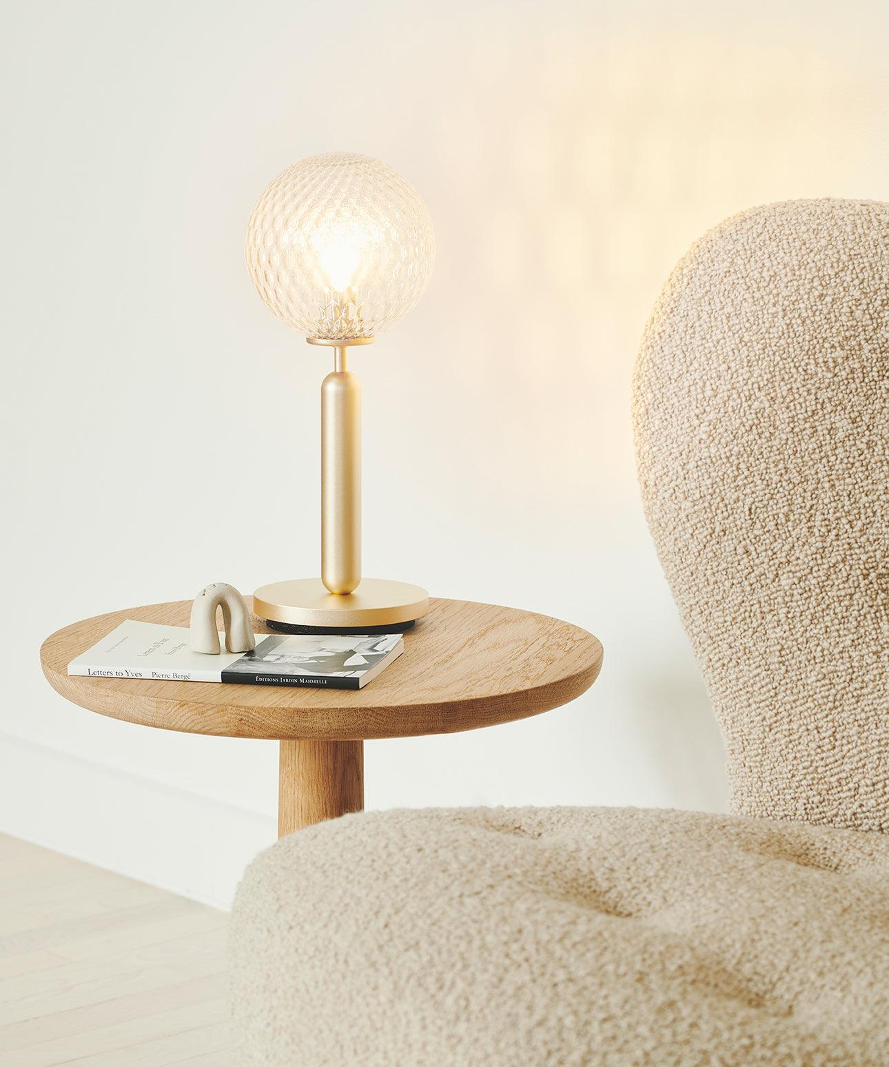 Eirelielle Minimalist Glass Table Lamp