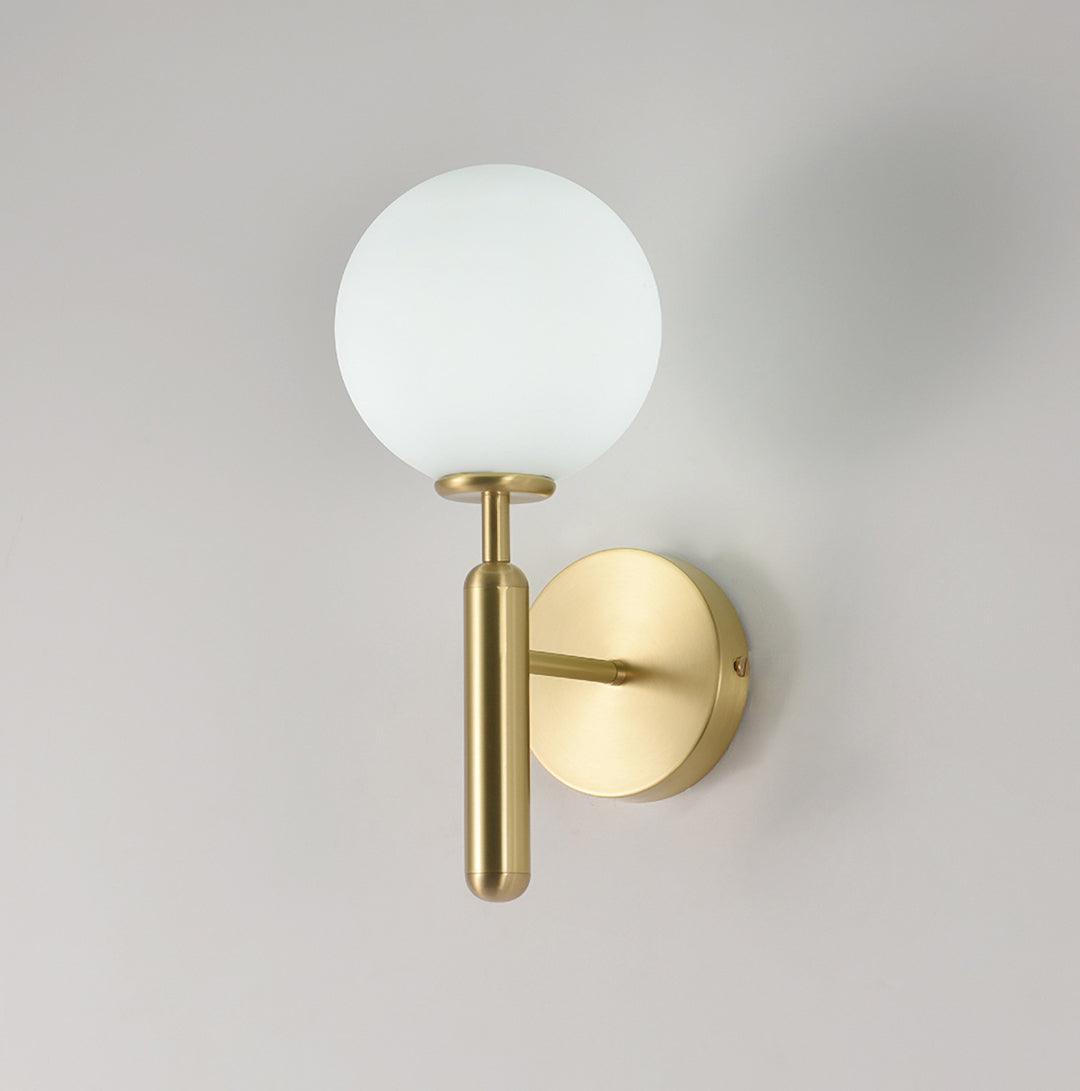 Ilirila Modern Minimalist Brass Glass Wall Light