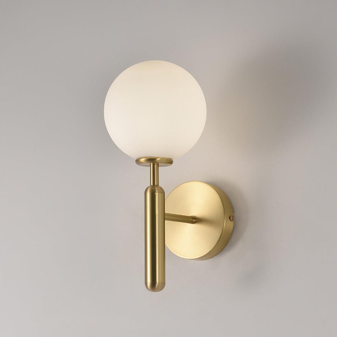 Ilirila Modern Minimalist Brass Glass Wall Light