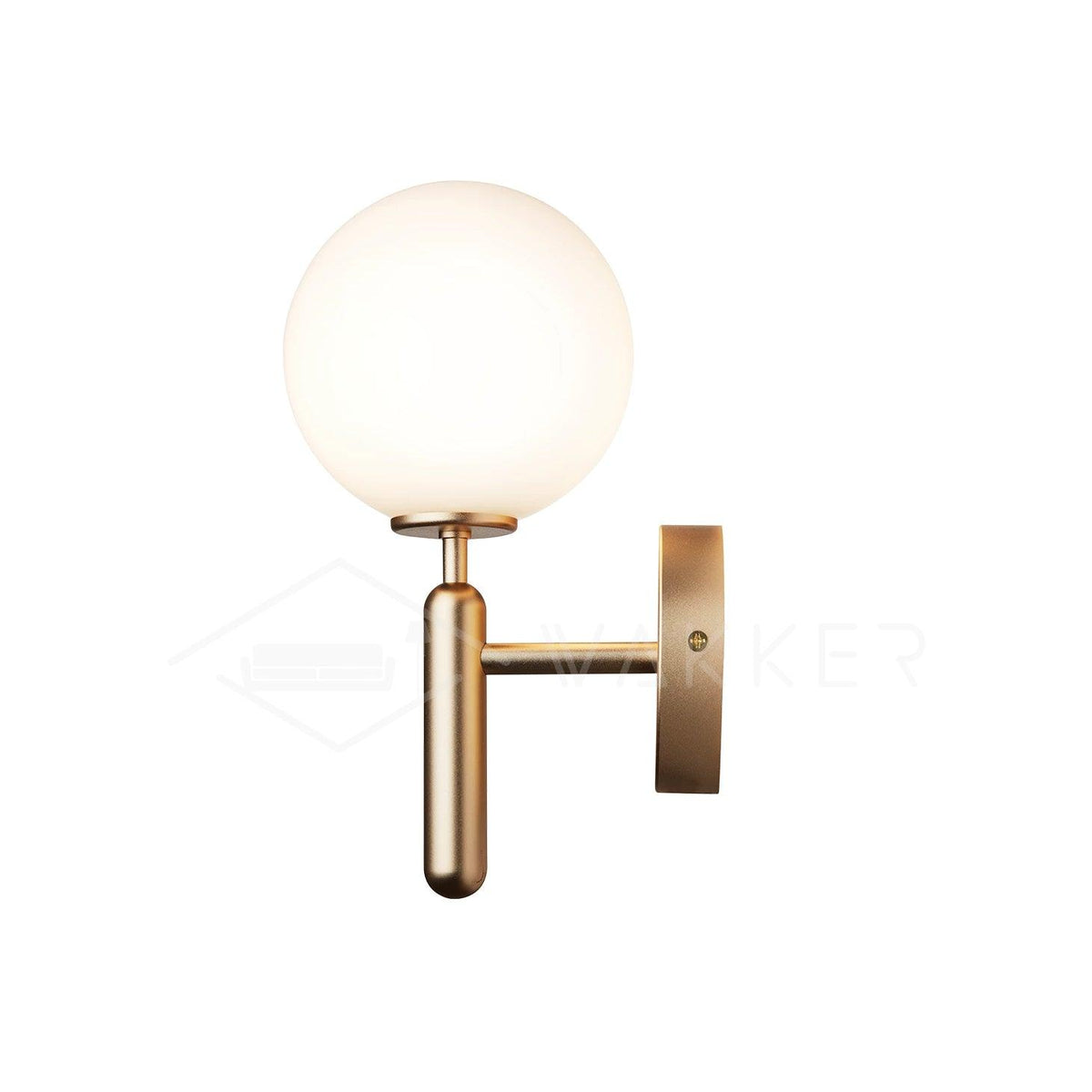 Ilirila Modern Minimalist Brass Glass Wall Light