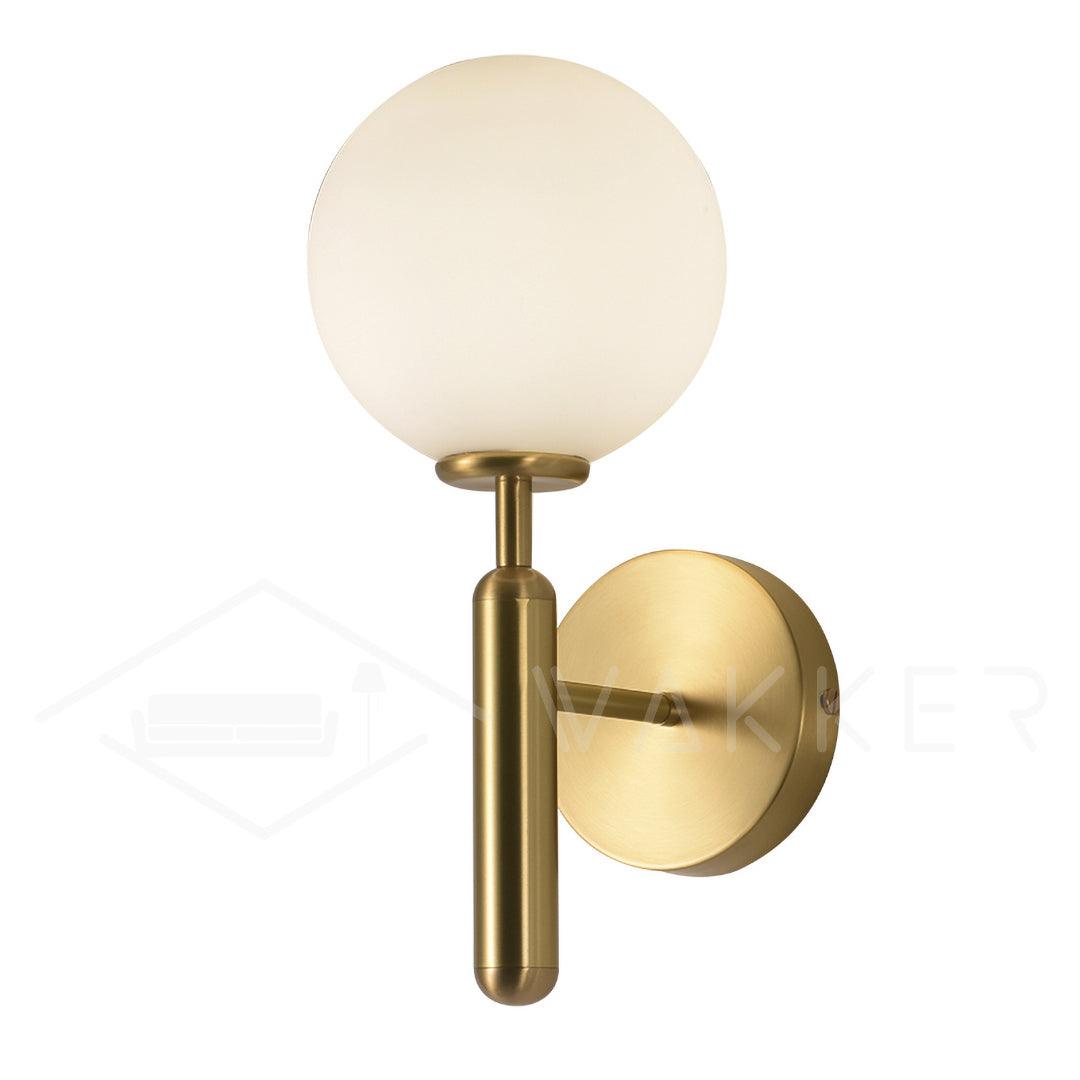Ilirila Modern Minimalist Brass Glass Wall Light