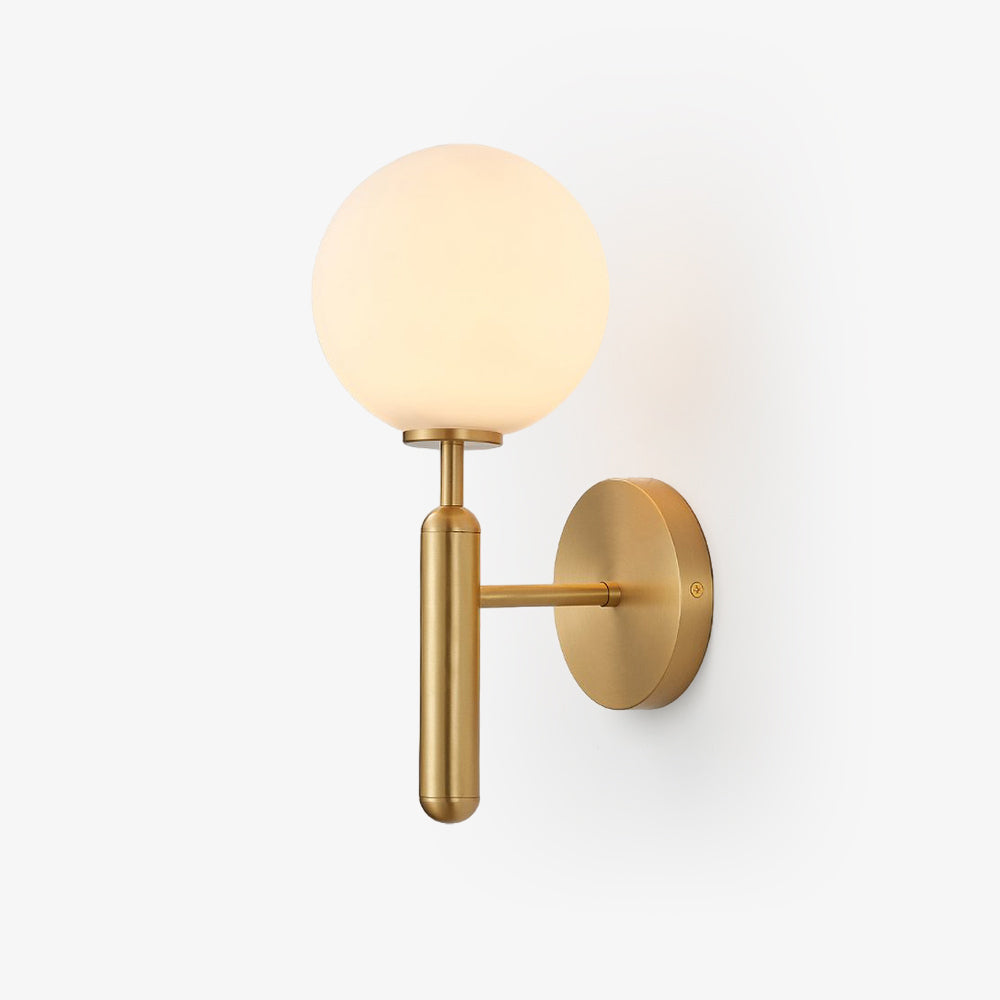Ilirila Modern Minimalist Brass Glass Wall Light
