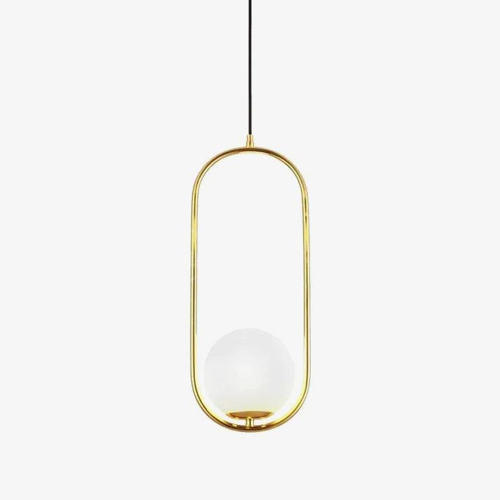 Caselora Modern Brass Pendant Light