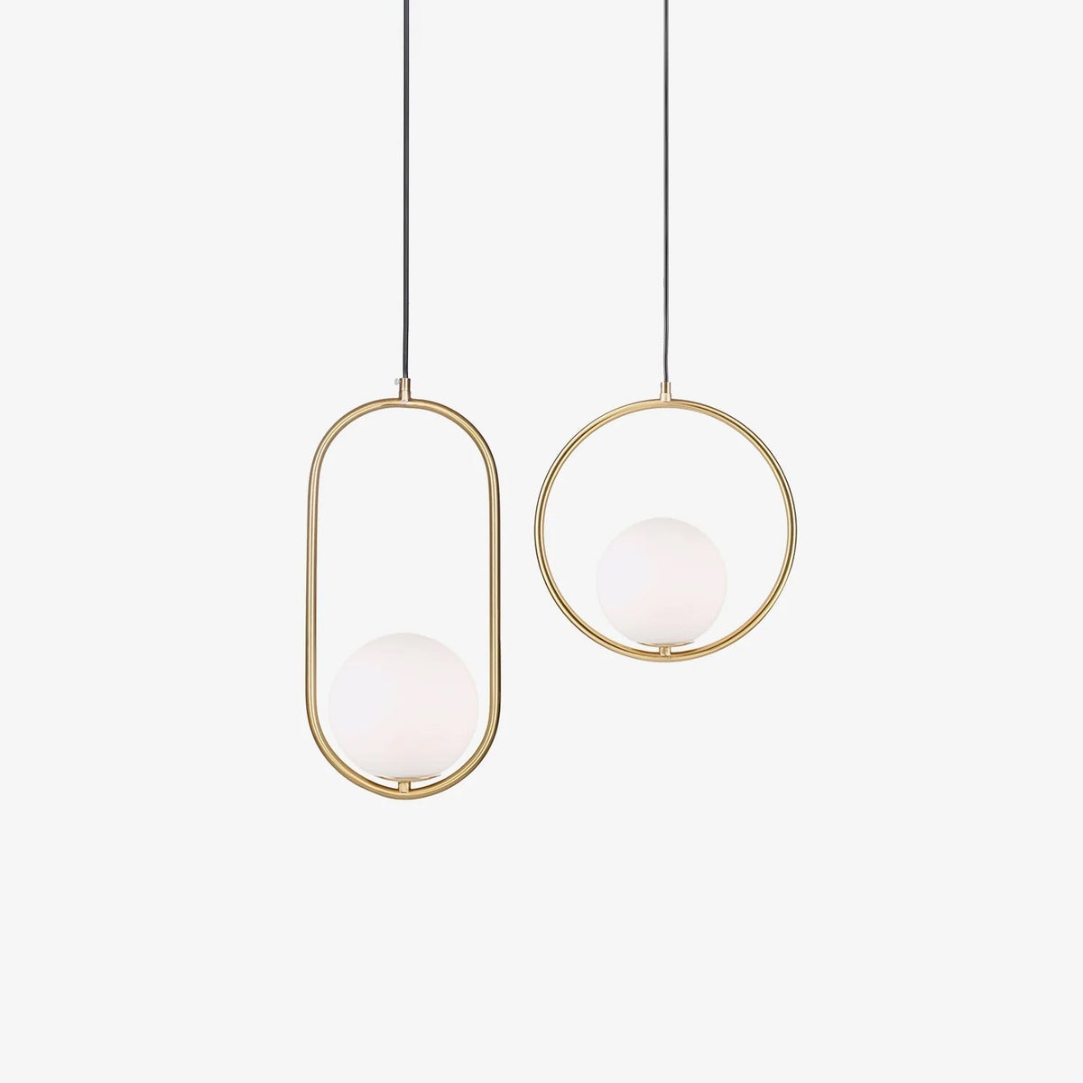 Sorveth Contemporary Brass Pendant Light