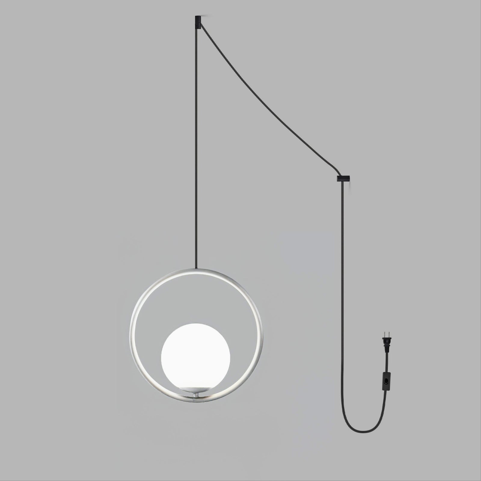 Caselora Modern Brass Pendant Light