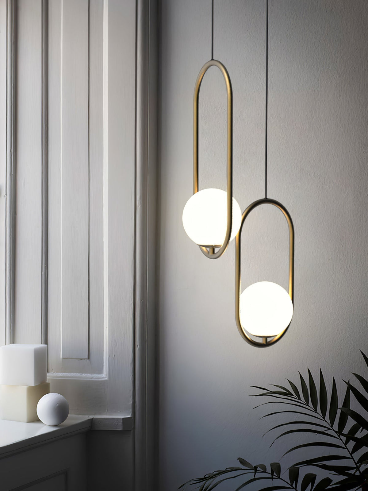 Orieria Pendant Lamp Brass Modern Ring