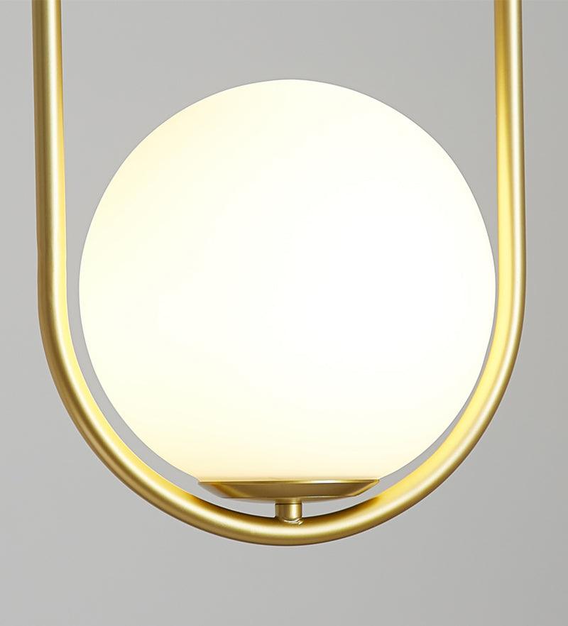 Caselora Modern Brass Pendant Light