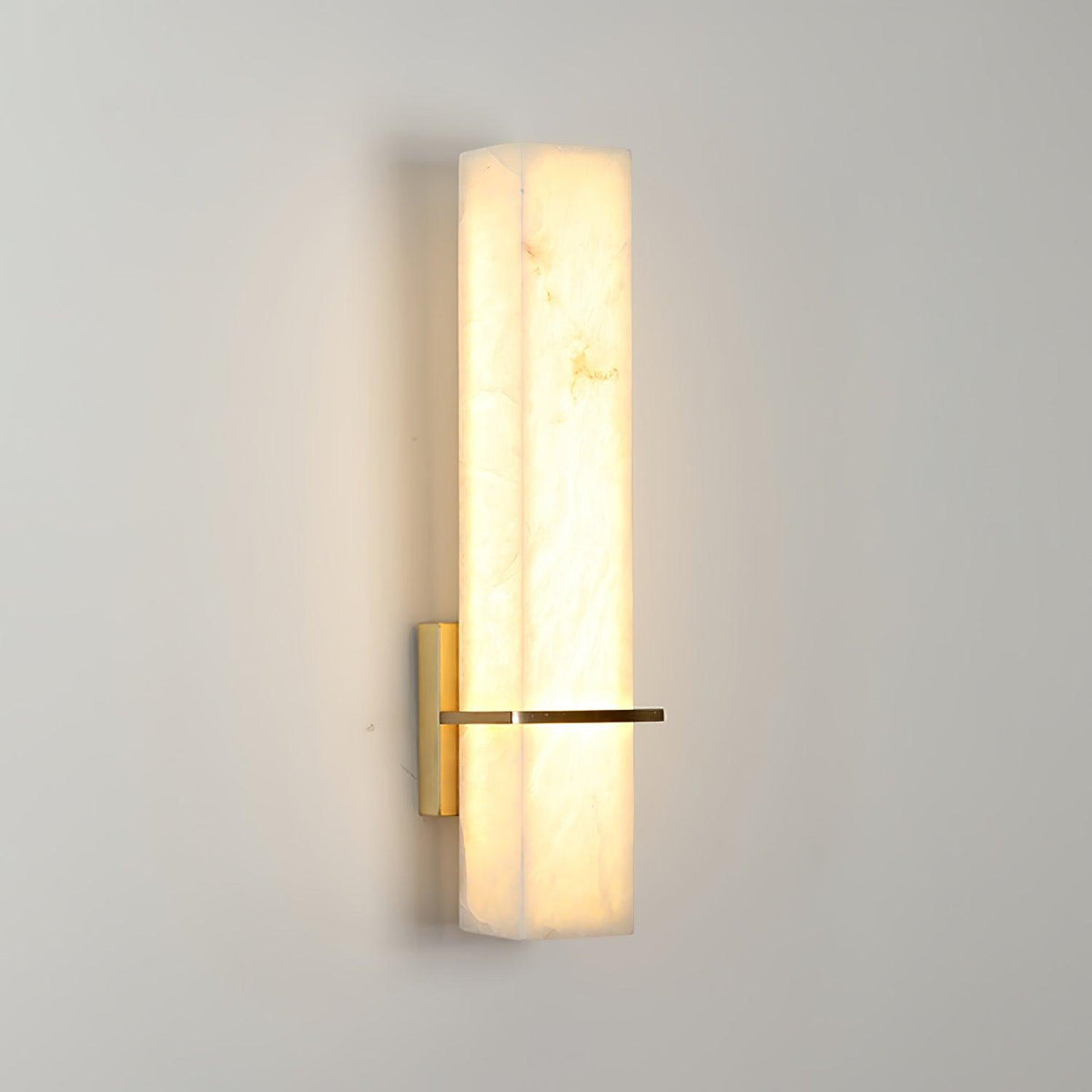 Evangeline Modern Alabaster Cuboid Wall Light