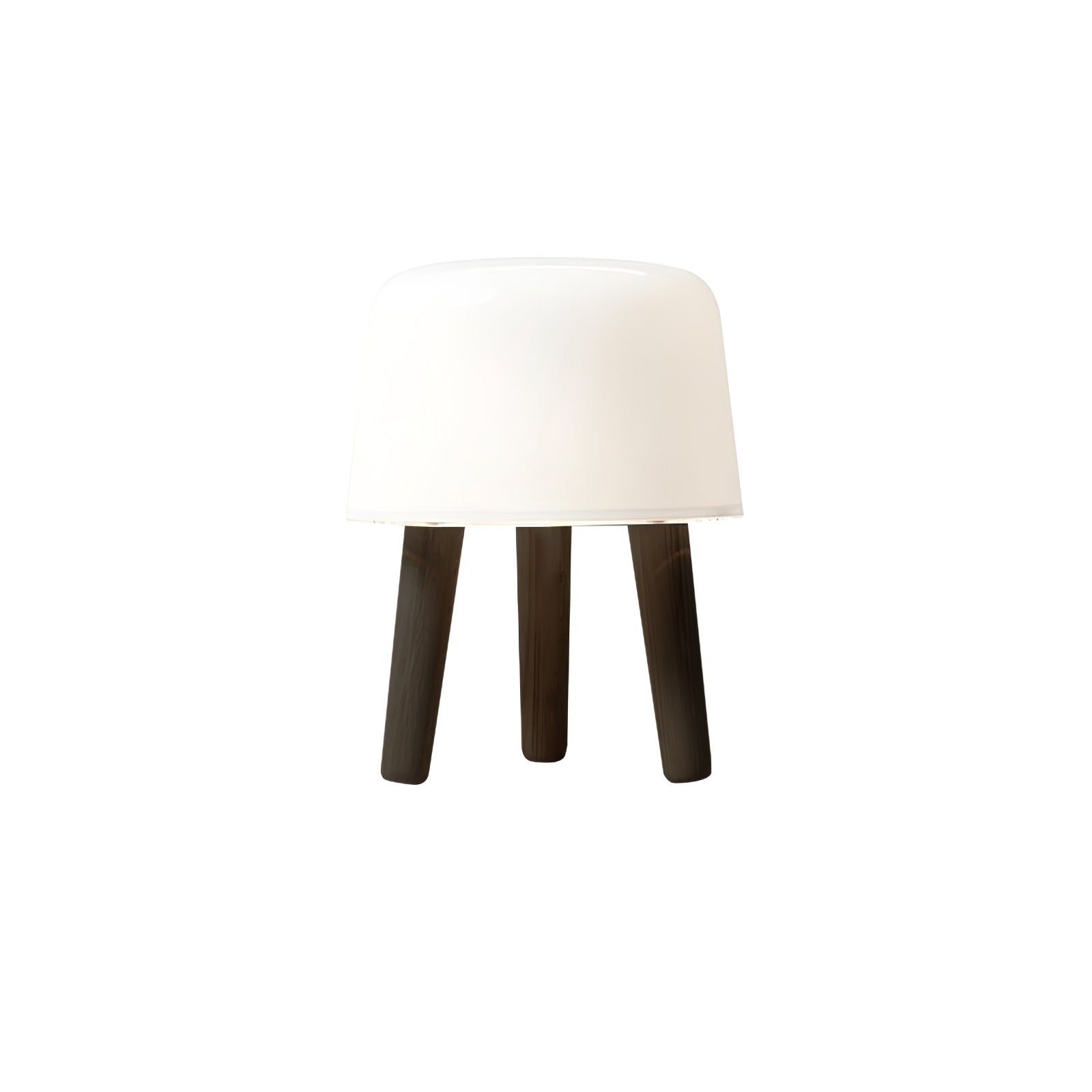 GlowPod Wood Milk Table Lamp