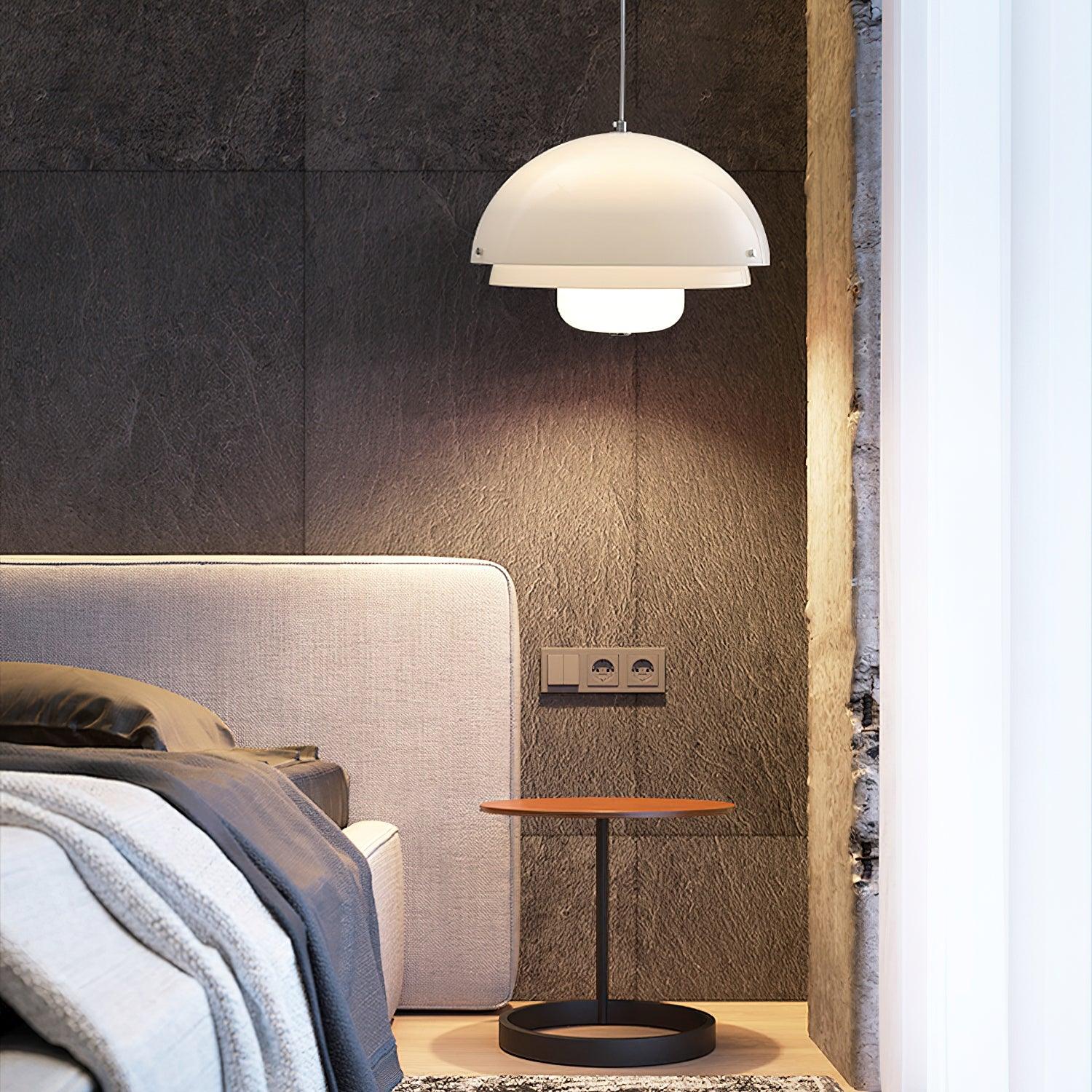 Velisena Unique Milk White Glass Pendant Lamp