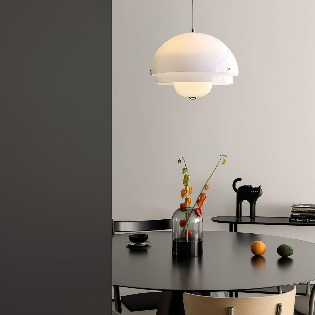 Velisena Unique Milk White Glass Pendant Lamp