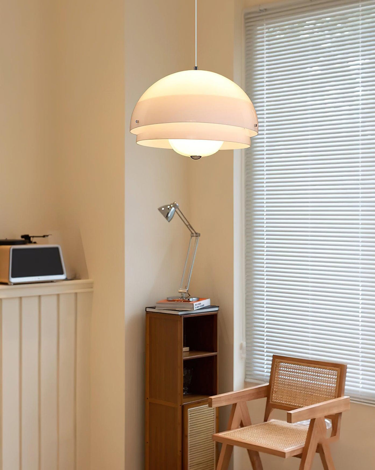 Velisena Unique Milk White Glass Pendant Lamp