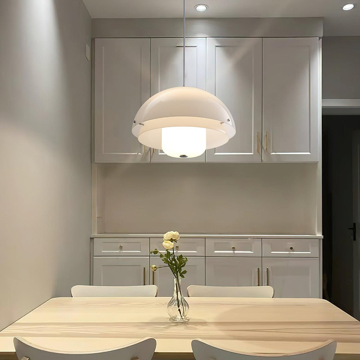 Velisena Unique Milk White Glass Pendant Lamp