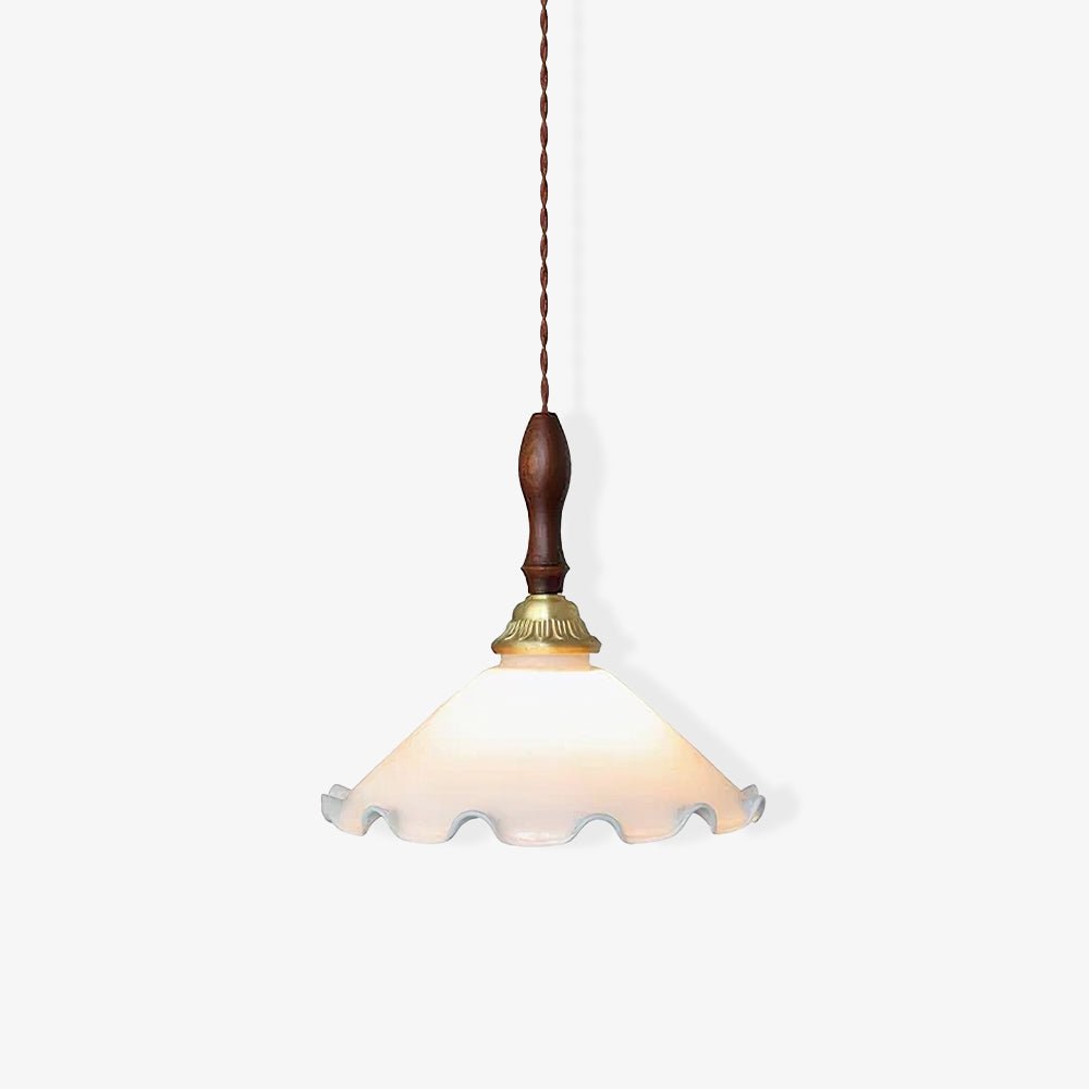 Floria Milky Flower Pendant Light