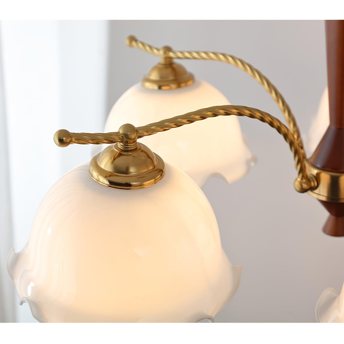 Daisy Vintage Glass Chandelier
