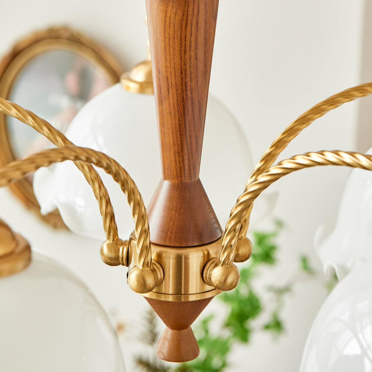 Daisy Vintage Glass Chandelier