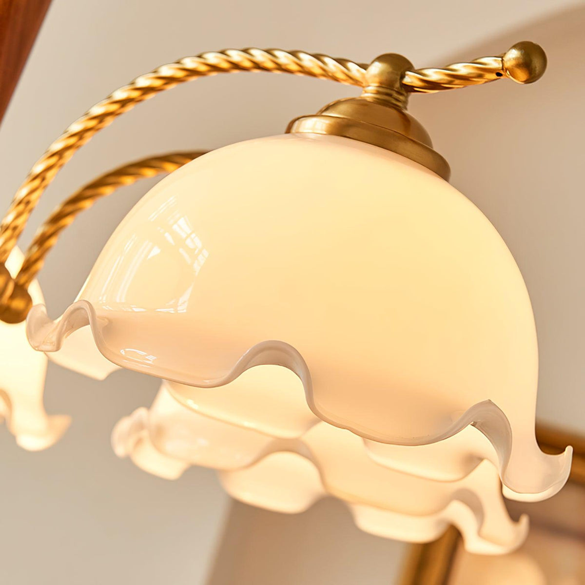 Daisy Vintage Glass Chandelier