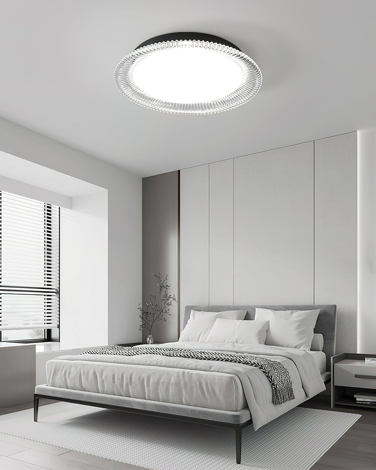 Crystaline Minimalist Aluminum Ceiling Lamp