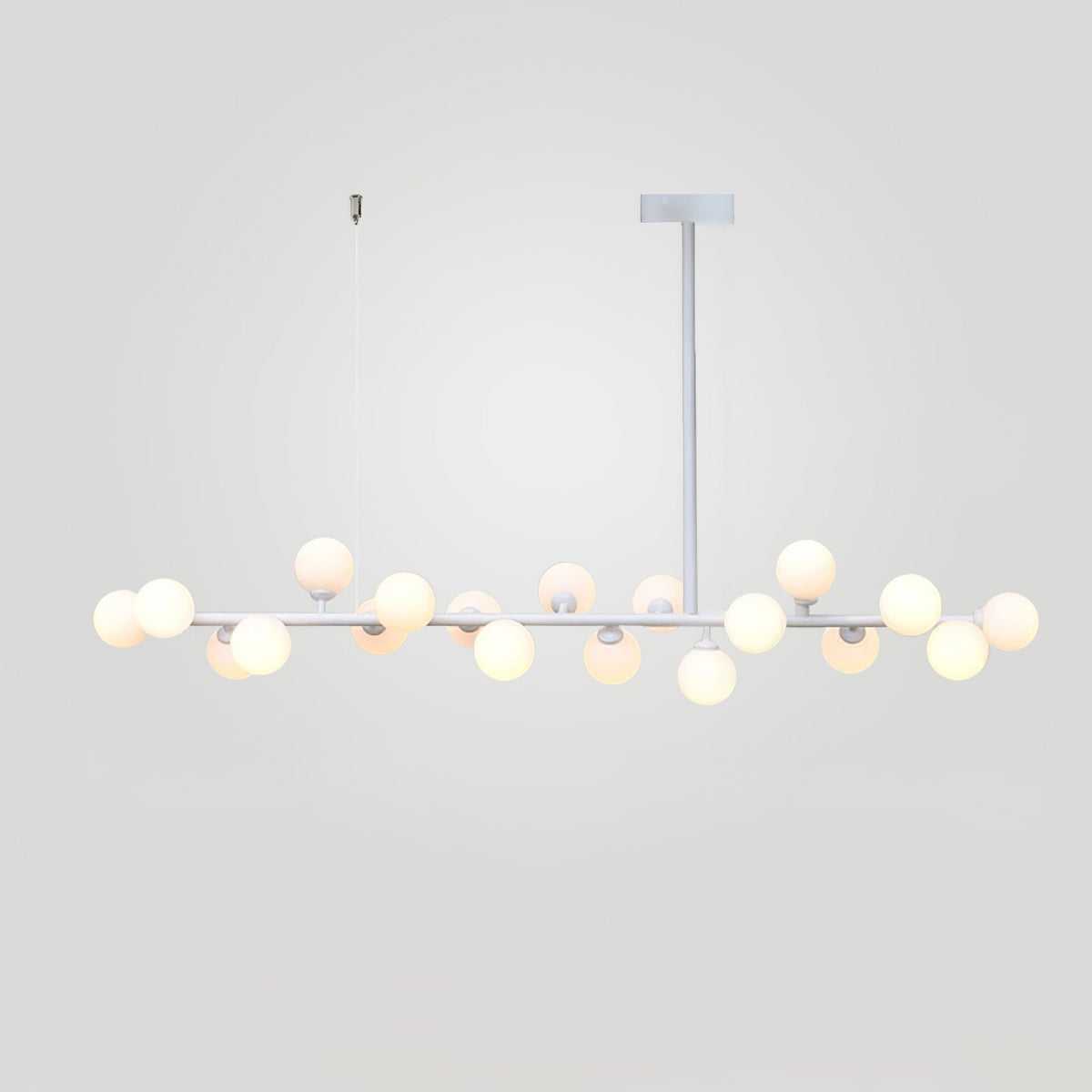 Lumiray Black Linear Globe Pendant Light