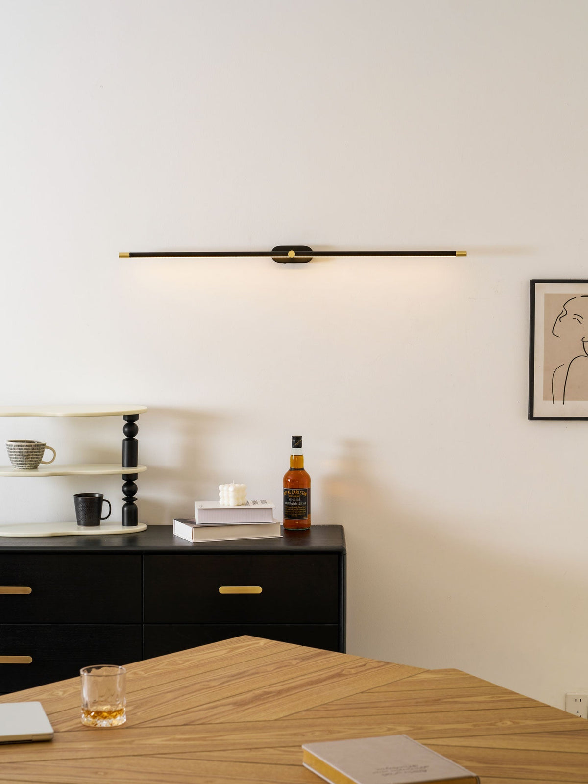 Aldershire Linear Rechargeable Indoor Wall Light