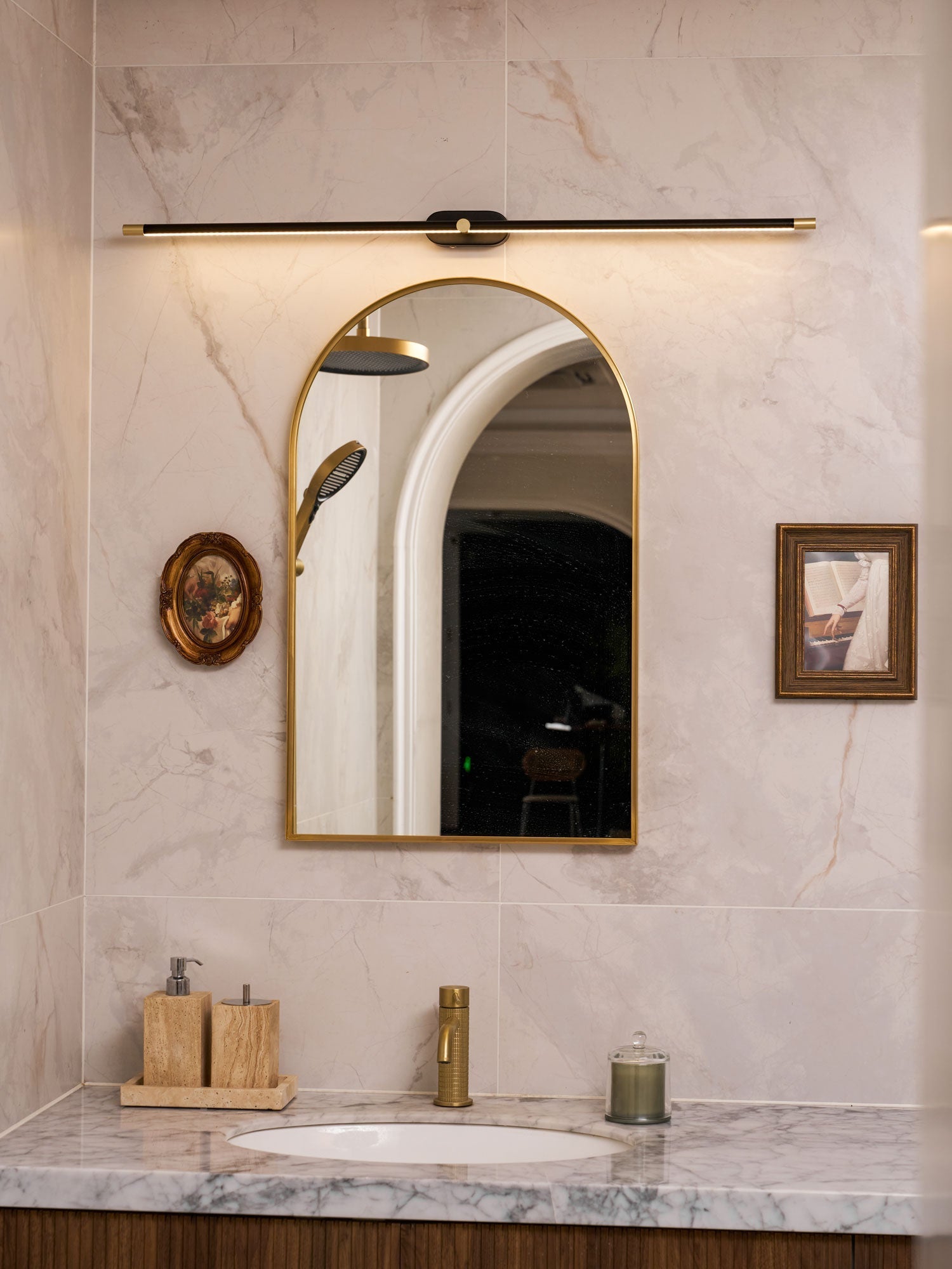 Aldershire Linear Rechargeable Indoor Wall Light
