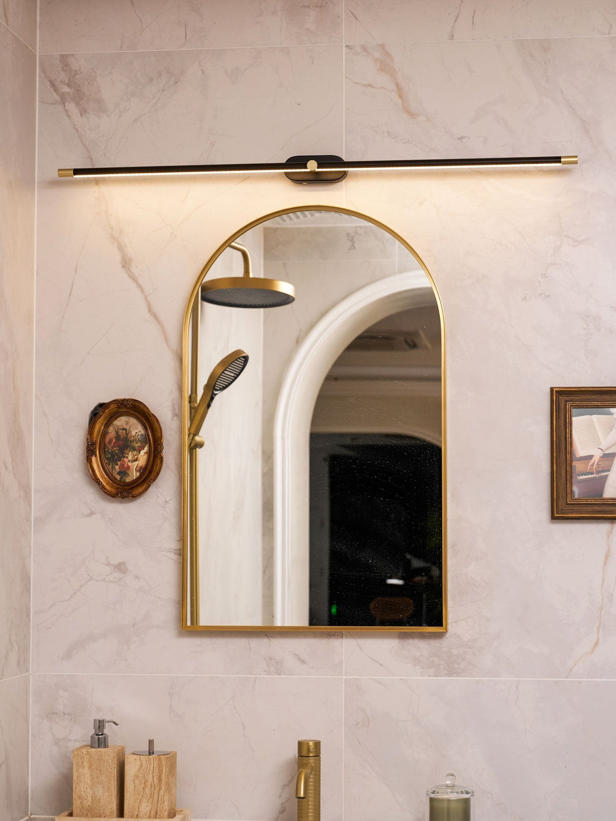Aldershire Linear Rechargeable Indoor Wall Light
