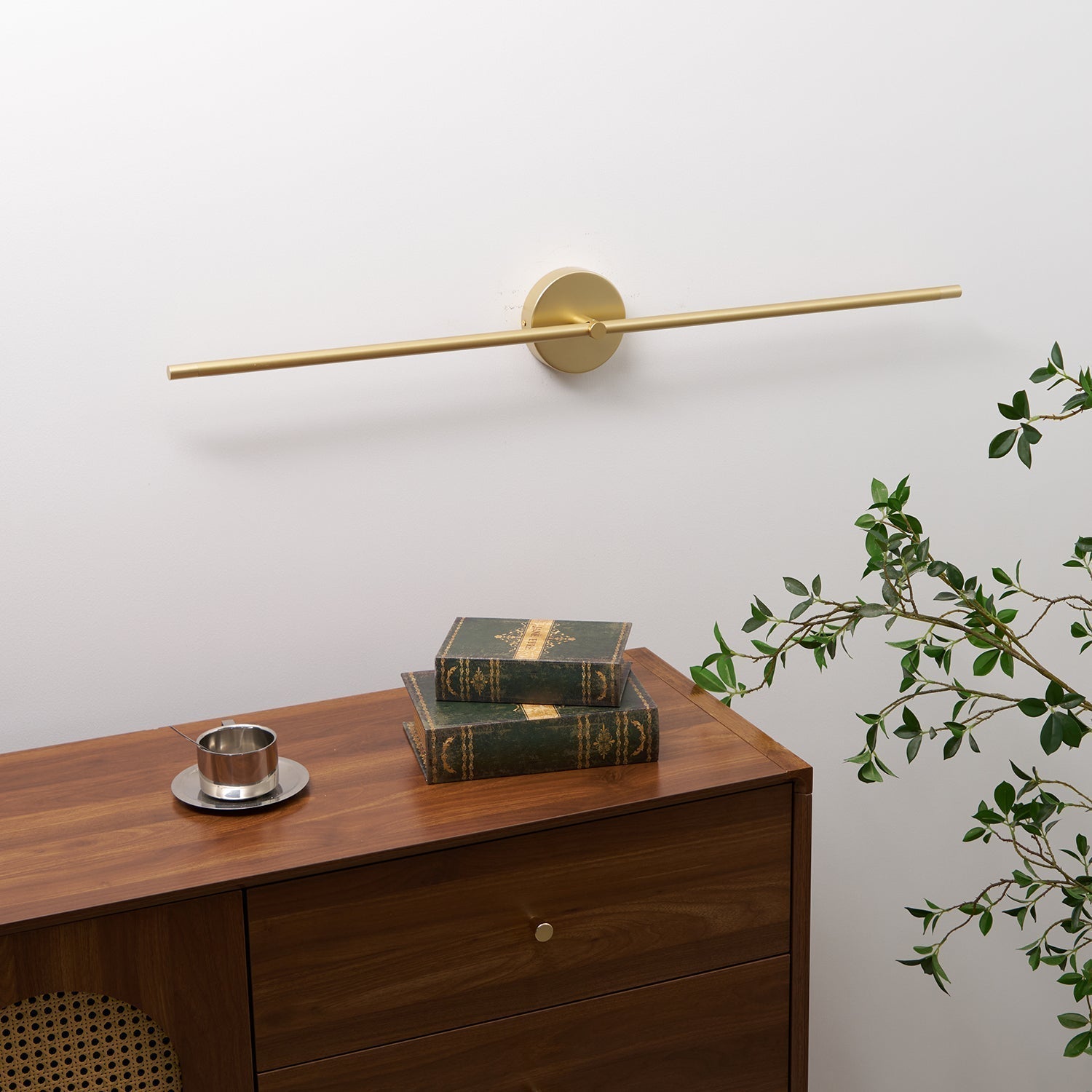 Wall Lamp Minimalist Linear Rod Double End Accent Modern Style - Neutral Decor