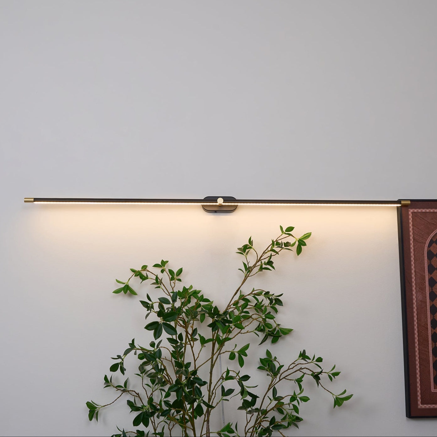 Flano Minimalist Linear Rechargeable Wall Lamp - Neutral Decor