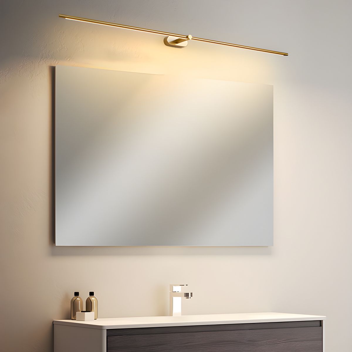 Flano Minimalist Linear Rechargeable Wall Lamp - Neutral Decor