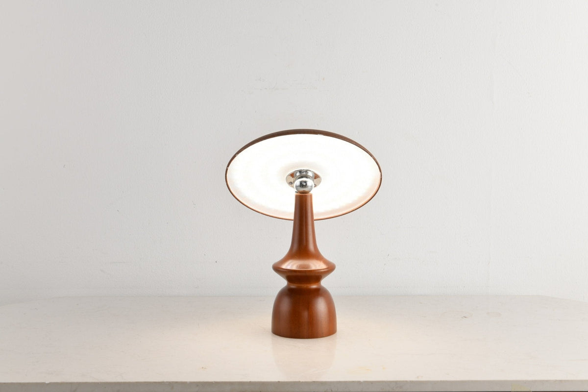 Orbis Vintage Wood Table Lamp