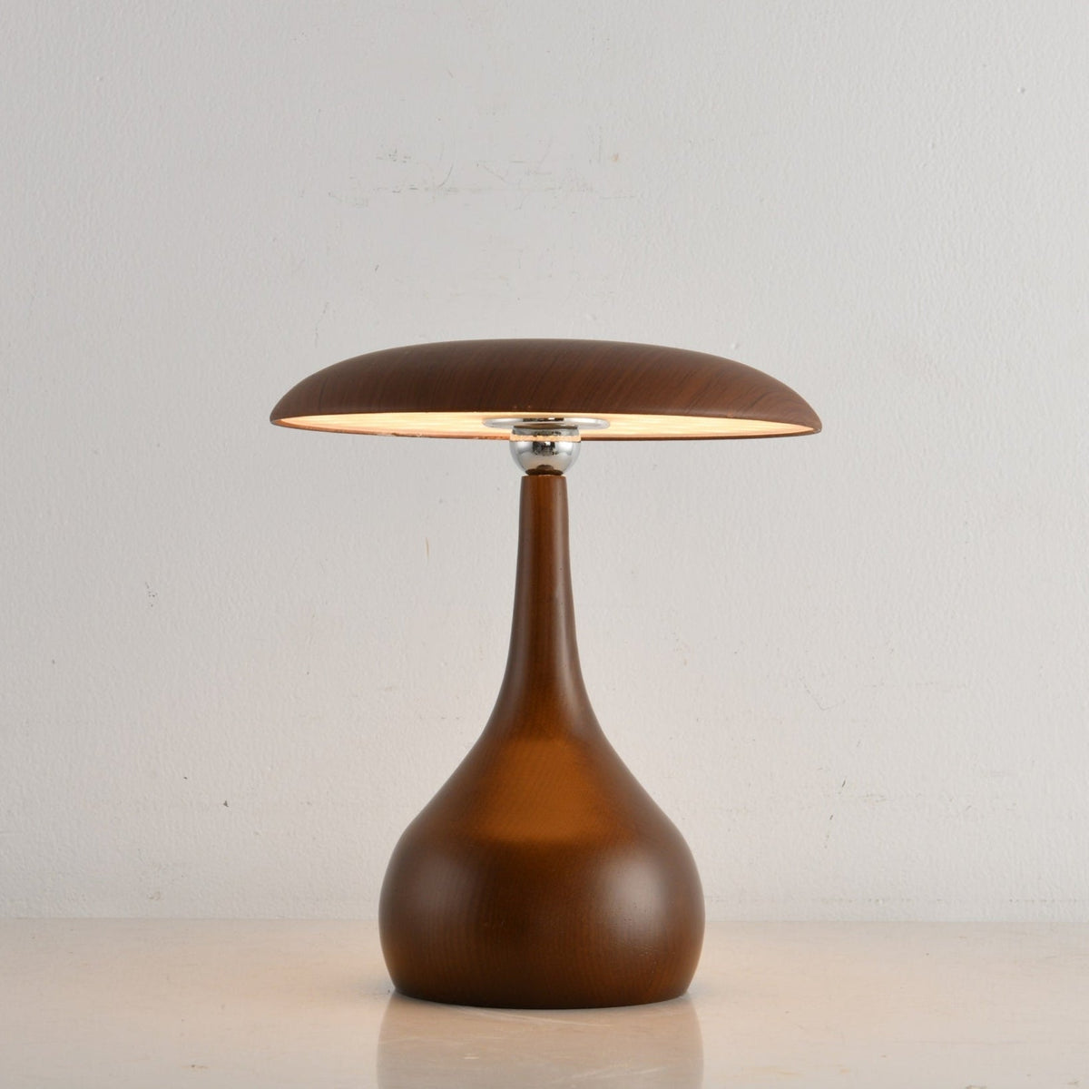 Orbis Vintage Wood Table Lamp