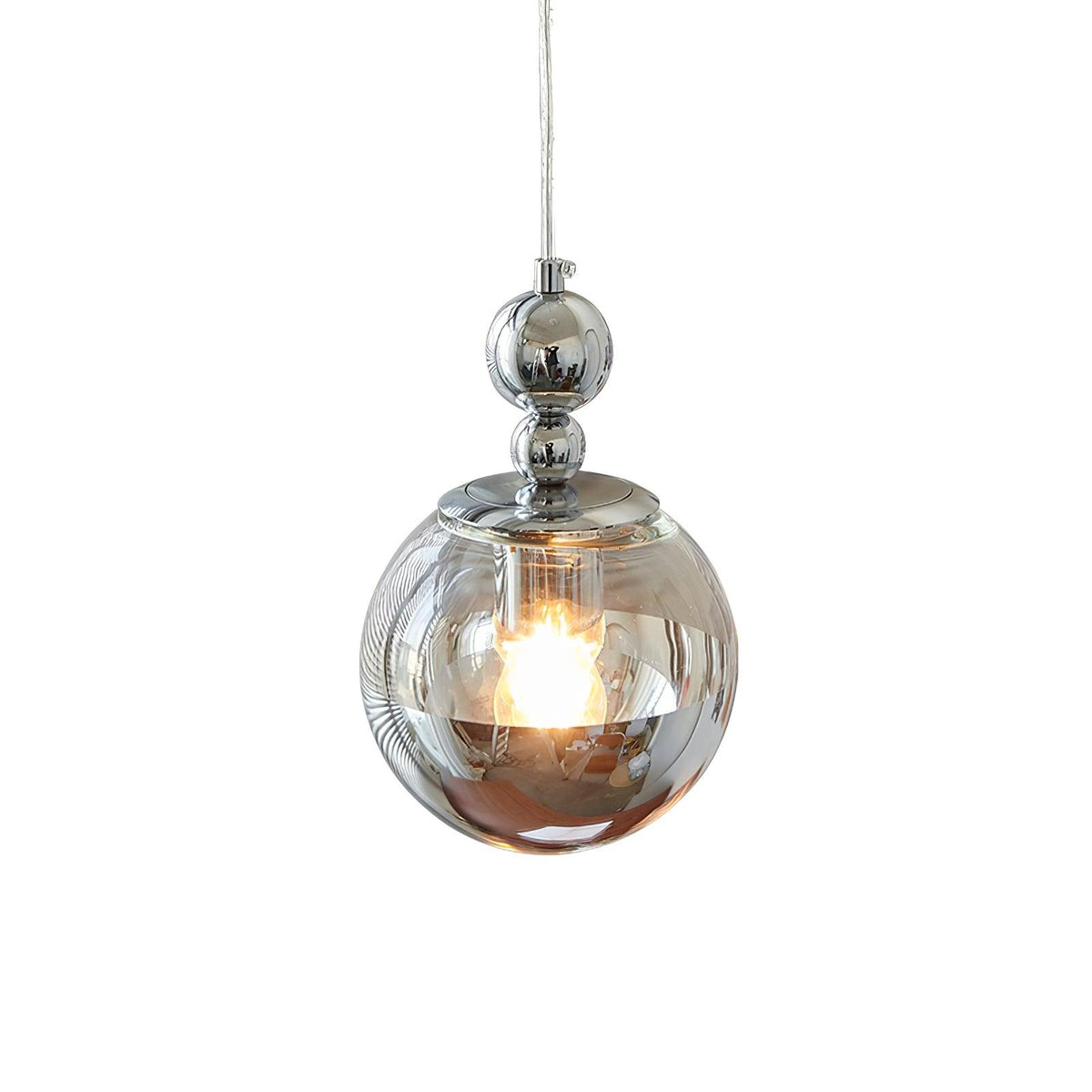 Zanorir Modern Minimalist Art Mirrorball Glass Pendant Light
