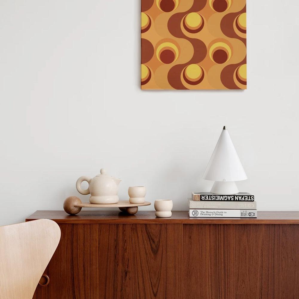 Lrtvin Minimalist Glass Table Lamp
