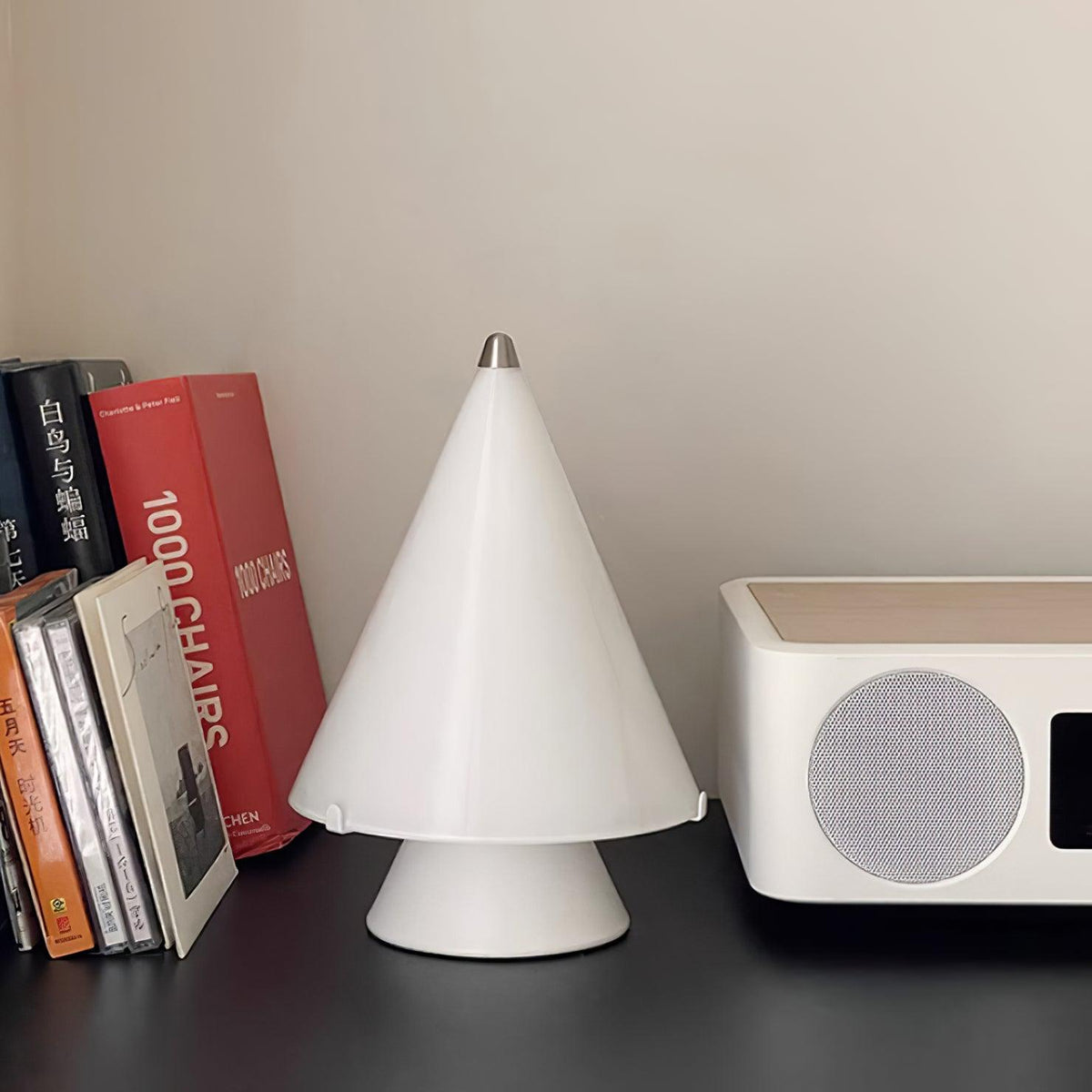 Lrtvin Minimalist Glass Table Lamp